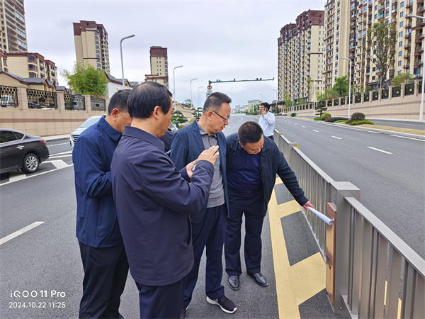 10月22日，洪董陪同汪凱書記一行到新安路調(diào)研.jpg