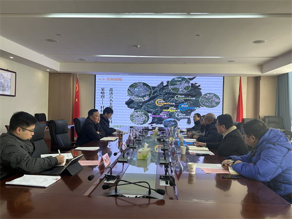 12月19日，安徽寶坤文旅集團(tuán)赴徽投集團(tuán)調(diào)研石潭村精品示范村建設(shè)運(yùn)營(yíng)情況，洪董，吳書記陪同調(diào)研。.jpg