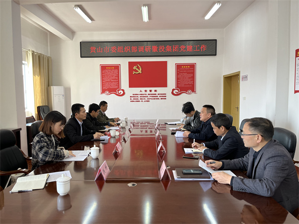 11月24日，黃山市委組織部部長程峰率隊調(diào)研黃山徽投集團黨建工作，洪董作匯報.jpg